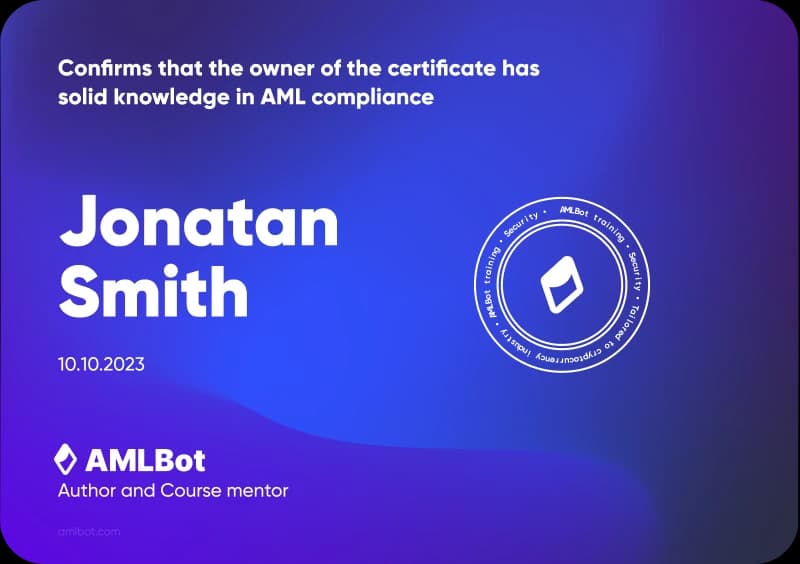 Crypto AML Compliance & Blockchain Analytics Training